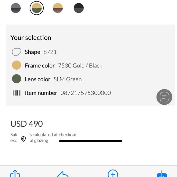 Silouette Aviator Sunglasses - Picture 4 of 4